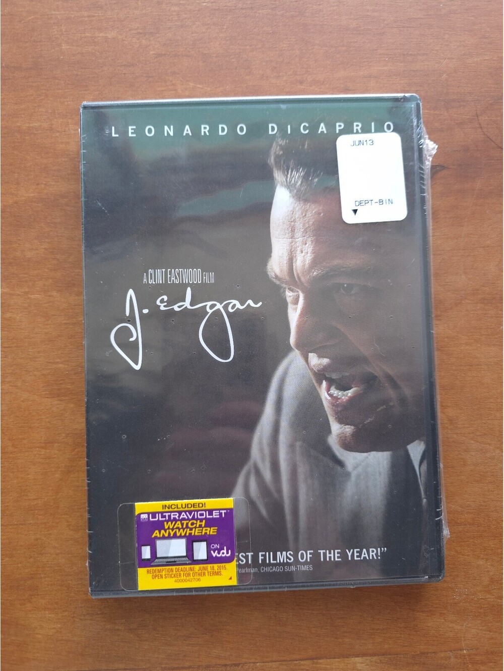 NIB. DVD 'J. Edgar' Leonardo dicaprio, Clint Eastwood